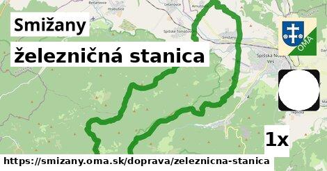 železničná stanica, Smižany