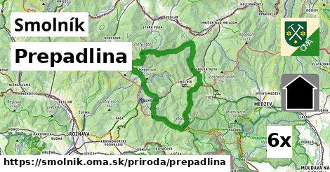 Prepadlina, Smolník