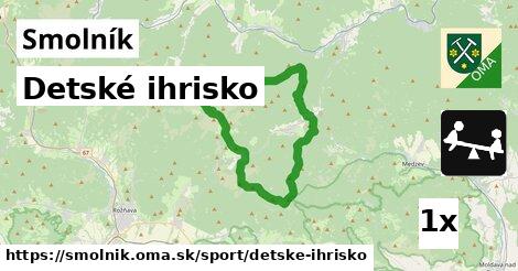 Detské ihrisko, Smolník