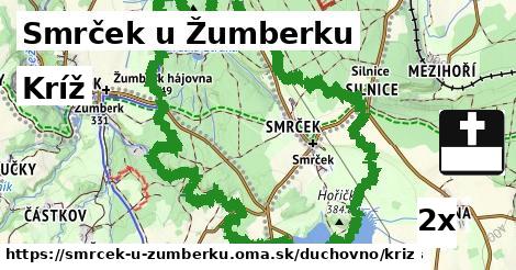 kríž v Smrček u Žumberku