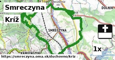Kríž, Smreczyna