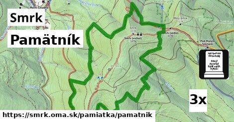 pamätník v Smrk