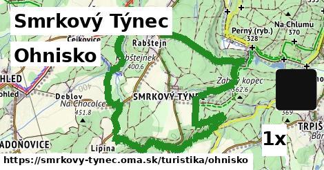 ohnisko v Smrkový Týnec