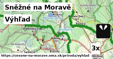 Výhľad, Sněžné na Moravě