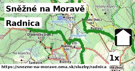 radnica v Sněžné na Moravě