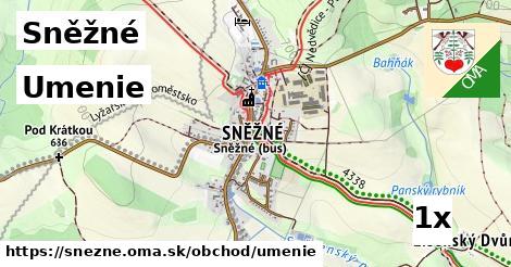 Umenie, Sněžné