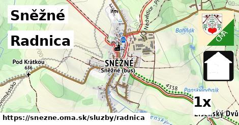 Radnica, Sněžné