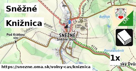 knižnica v Sněžné