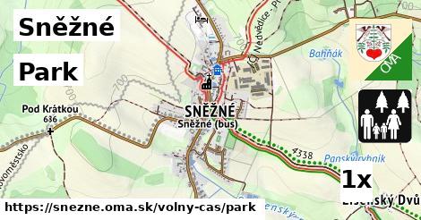 Park, Sněžné