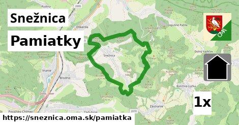 pamiatky v Snežnica