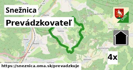 prevádzkovateľ v Snežnica