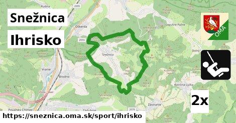 Ihrisko, Snežnica