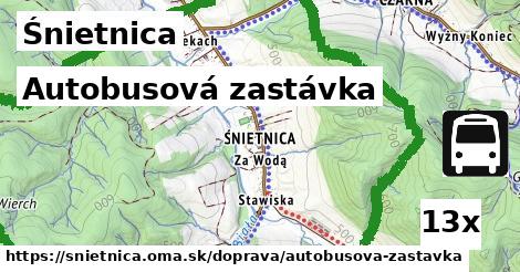 Autobusová zastávka, Śnietnica