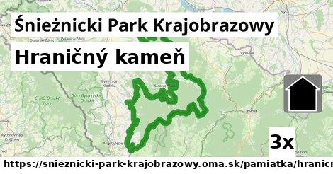 Hraničný kameň, Śnieżnicki Park Krajobrazowy