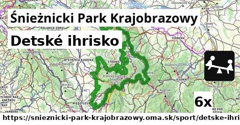 Detské ihrisko, Śnieżnicki Park Krajobrazowy
