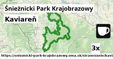 Kaviareň, Śnieżnicki Park Krajobrazowy