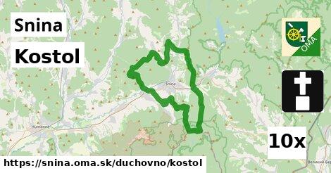 Kostol, Snina