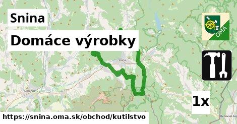 Domáce výrobky, Snina