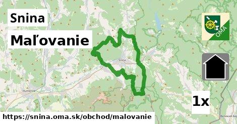 Maľovanie, Snina