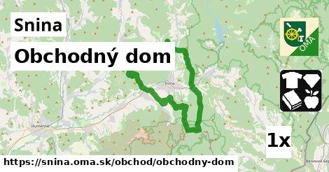 obchodný dom v Snina