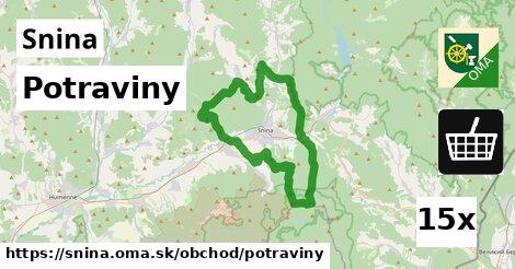 Potraviny, Snina