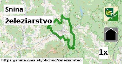 železiarstvo, Snina