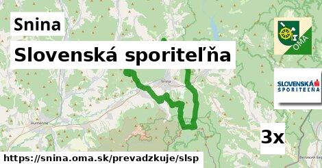 Slovenská sporiteľňa, Snina