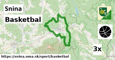 Basketbal, Snina