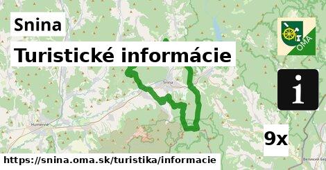 Turistické informácie, Snina