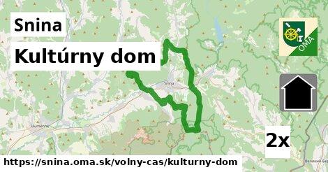 Kultúrny dom, Snina