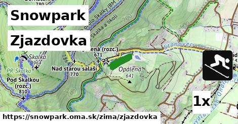Zjazdovka, Snowpark
