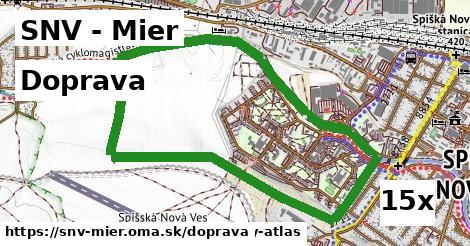 doprava v SNV - Mier