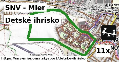 Detské ihrisko, SNV - Mier