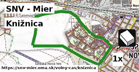 Knižnica, SNV - Mier