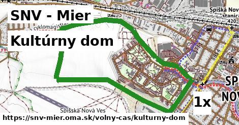 kultúrny dom v SNV - Mier