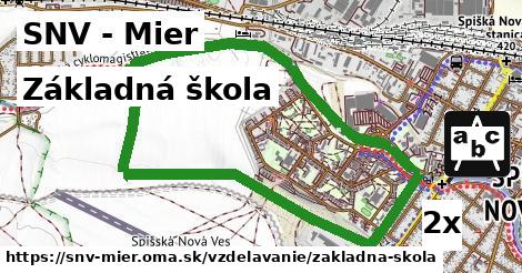 Základná škola, SNV - Mier