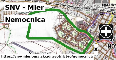 Nemocnica, SNV - Mier