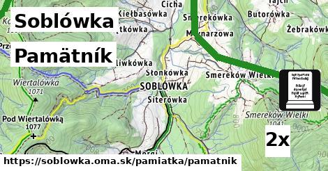 pamätník v Soblówka