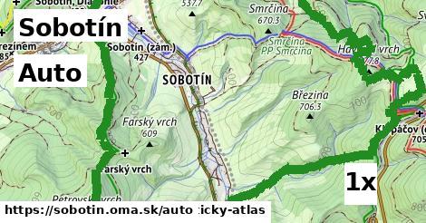 auto v Sobotín
