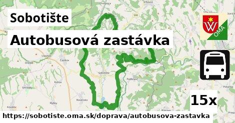 Autobusová zastávka, Sobotište