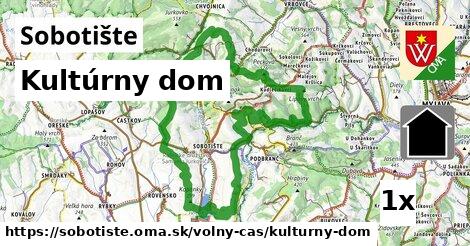 Kultúrny dom, Sobotište