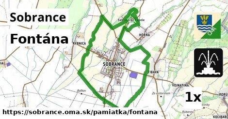 Fontána, Sobrance