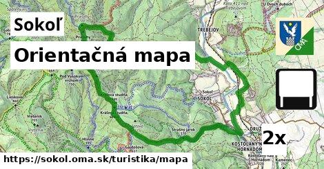 Orientačná mapa, Sokoľ