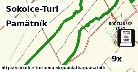 pamätník v Sokolce-Turi