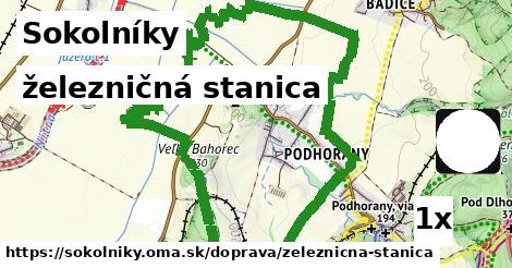 železničná stanica, Sokolníky