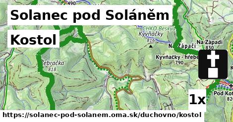 Kostol, Solanec pod Soláněm