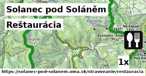 reštaurácia v Solanec pod Soláněm