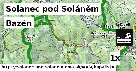 bazén v Solanec pod Soláněm