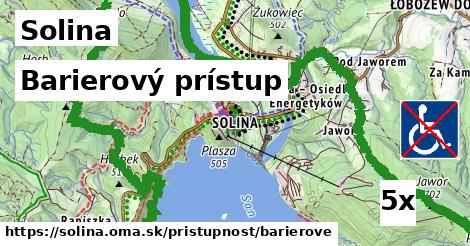 barierový prístup v Solina