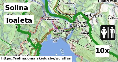 toaleta v Solina